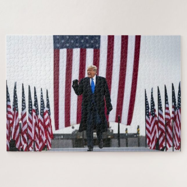 Trump 2024 Take America Back Jigsaw Puzzle (Horizontal)
