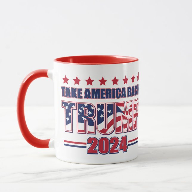 Trump 2024 Take America Back Mug (Left)
