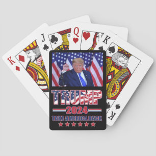 Trump 2024 Take America Back Playing Cards