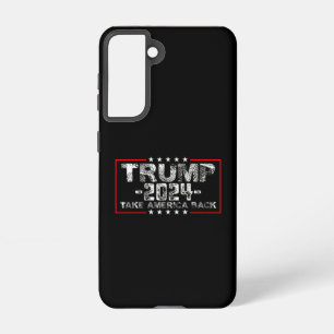Trump 2024 Take America Back Politics Vintage Samsung Galaxy Case