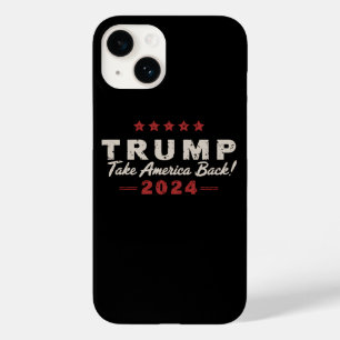Trump 2024 Take America Back President 47 USA Case-Mate iPhone 14 Case