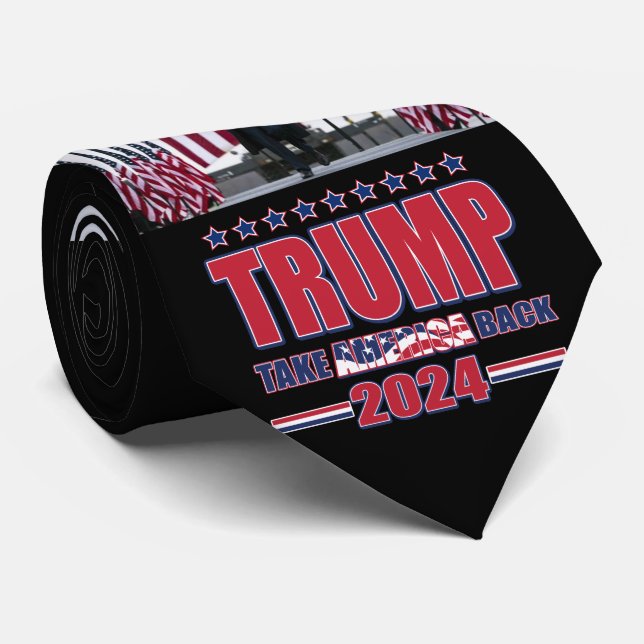 Trump 2024 Take America Back Tie (Rolled)