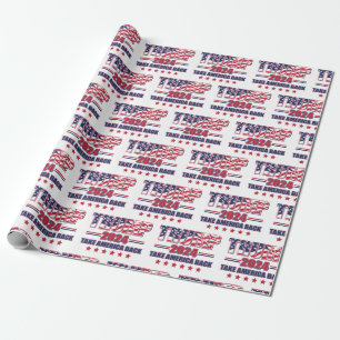Trump 2024 Take America Back Wrapping Paper