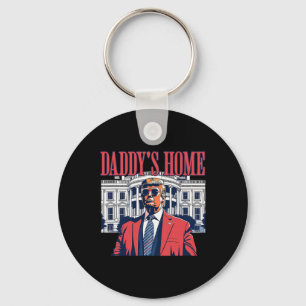 Trump 2024 Take America Ck Daddy's Home Trump Keychain