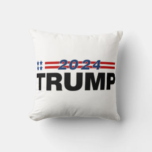 Trump 2024 throw pillow