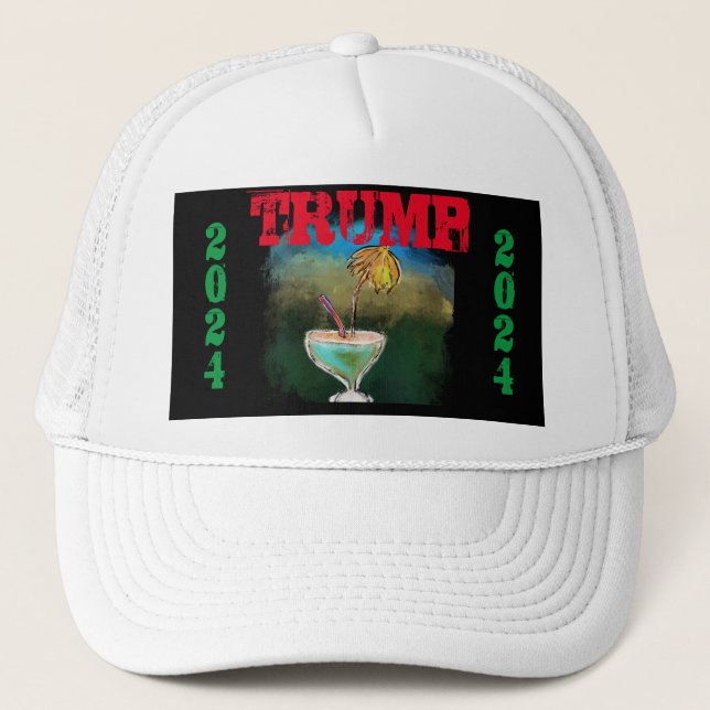 TRUMP 2024 TRUCKER HAT (Front)