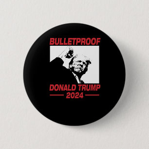 Trump 2024 Trump Rally Trump Ear Donald Trump Pres 2 Inch Round Button