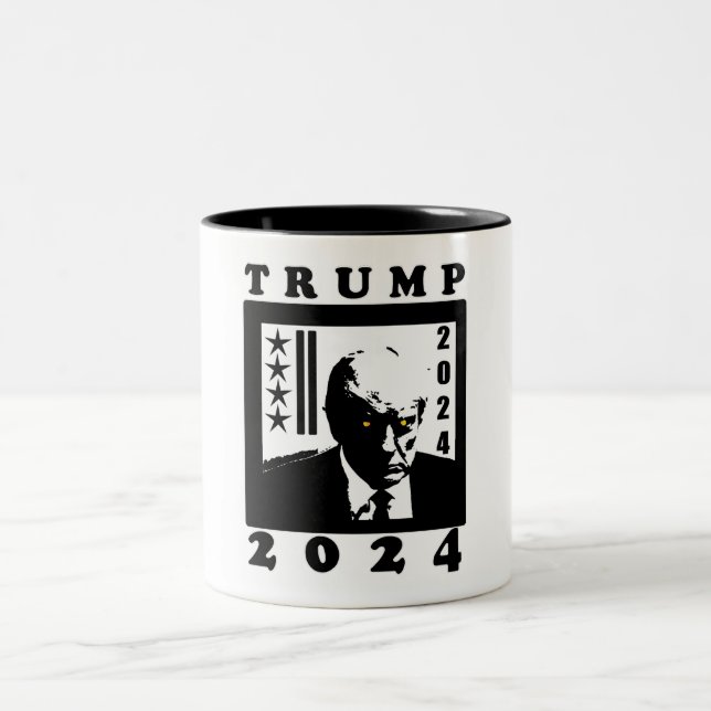 TRUMP 2024 Two-Tone COFFEE MUG (Center)