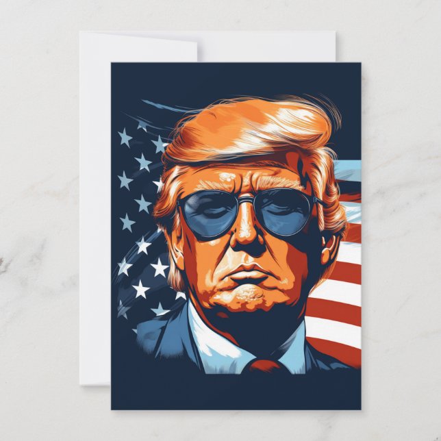 Trump 2024 - USA - Make America Great Again Save The Date (Front)