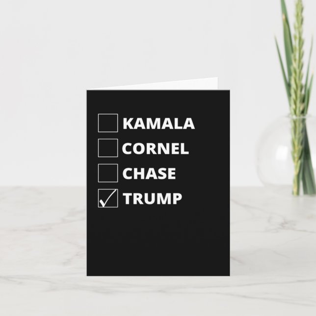 Trump 2024 Victory  Card (Front)