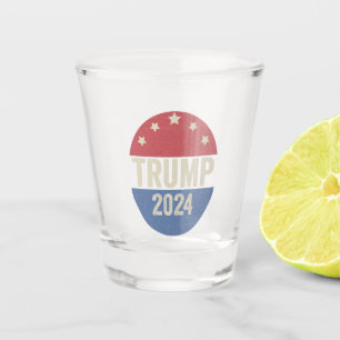 Trump 2024 Vote Again Funny Election Trump Again  Shot Glass
