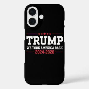 Trump 2024 We Took America Back 47 USA iPhone 16 Case