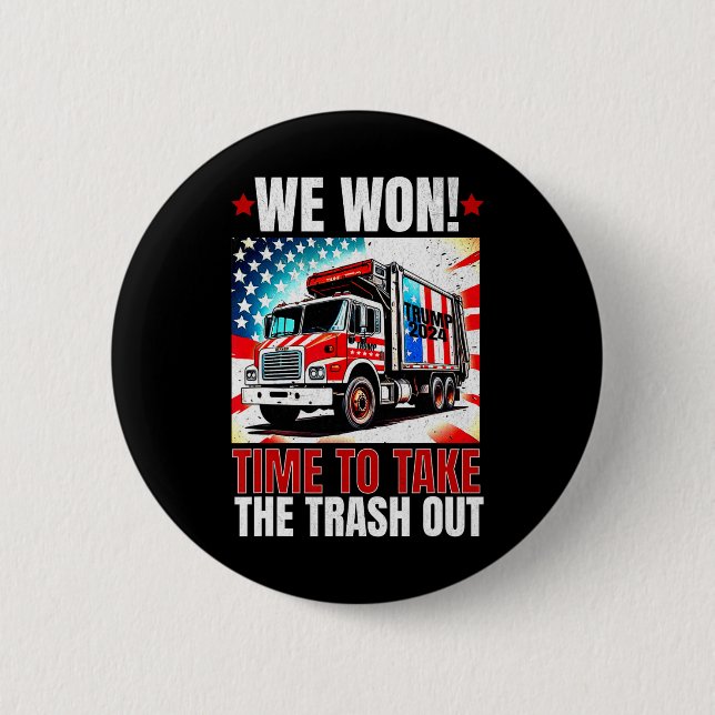 Trump 2024 We Won Wins Victory Inauguration 2025 G 2 Inch Round Button (Front)