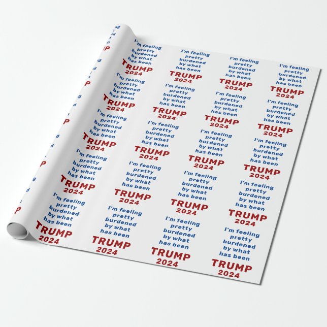 Trump 2024  wrapping paper (Unrolled)
