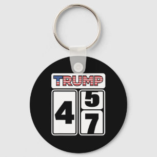 Trump 2025 Election 47 Victory Win President Inaug Keychain