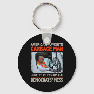 Trump 2025 Election Proud To Be Garbyge Vote Trump Keychain