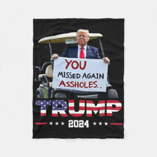 Trump 2025 fleece blanket