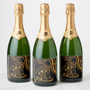 TRUMP 2025 SPARKLING WINE LABEL