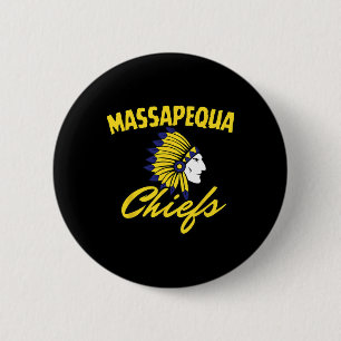 Trump 2025 With Mapequa Chiefs Pride Graphic 2 Inch Round Button