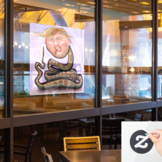 Trump 2025 Year of the Snake Window Cling