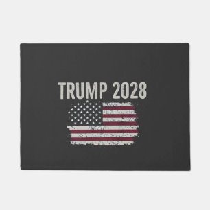 Trump 2028 American Flag Election President Doormat