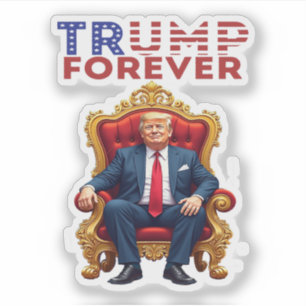 Trump 2028 King Forever Make America Great Forever