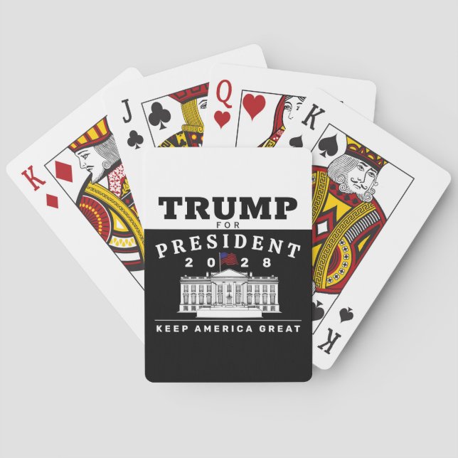 TRUMP 2028 PLAYING CARDS (Back)
