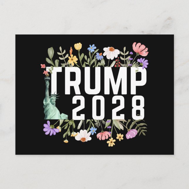 Trump 2028 postcard (Front)
