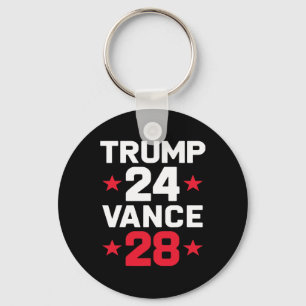 Trump 24 Vance 28 2024 Donald Trump J.d. Vance 202 Keychain