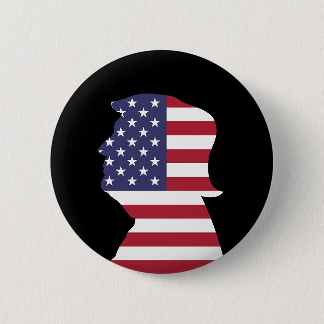 Trump 2 Inch Round Button (Front)
