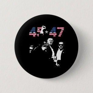 Trump 45 47 Fight Fight Fight Inauguration Day 202 2 Inch Round Button