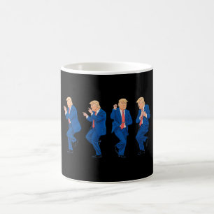 Trump 45 47 Funny Dance Dancing USA President Coffee Mug