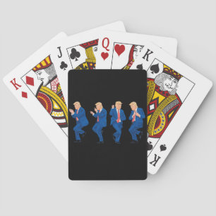 Trump 45 47 Funny Dance Dancing USA President Playing Cards