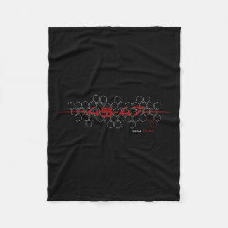 Trump 45 47 Retro Futuristic Design  Fleece Blanket