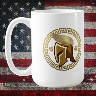 Trump 45-47 Spartan  Coffee Mug