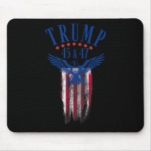 Trump 45 And 47  Mouse Pad