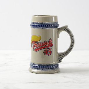 Trump 45 beer stein