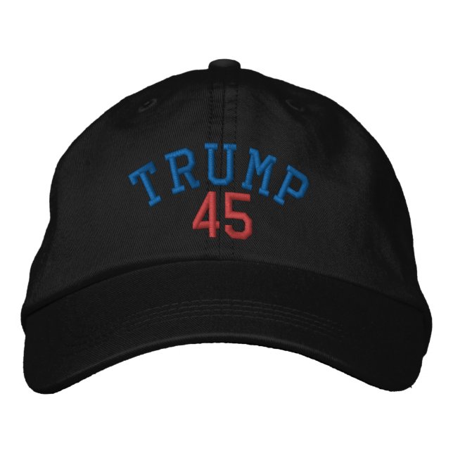 TRUMP 45 CASQUETTE NOIR (Devant)