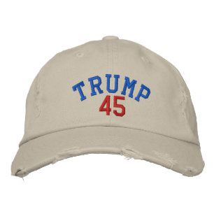 TRUMP 45 Casquette Twill Chino en détresse - Pierr