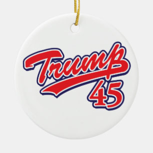 Trump 45! ceramic ornament