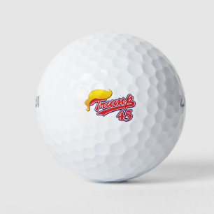Trump 45 golf balls