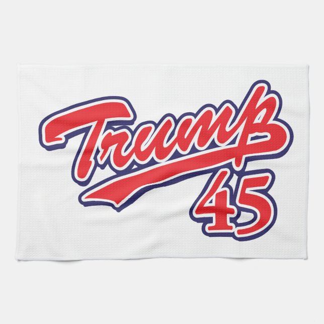 Trump 45! kitchen towel (Horizontal)