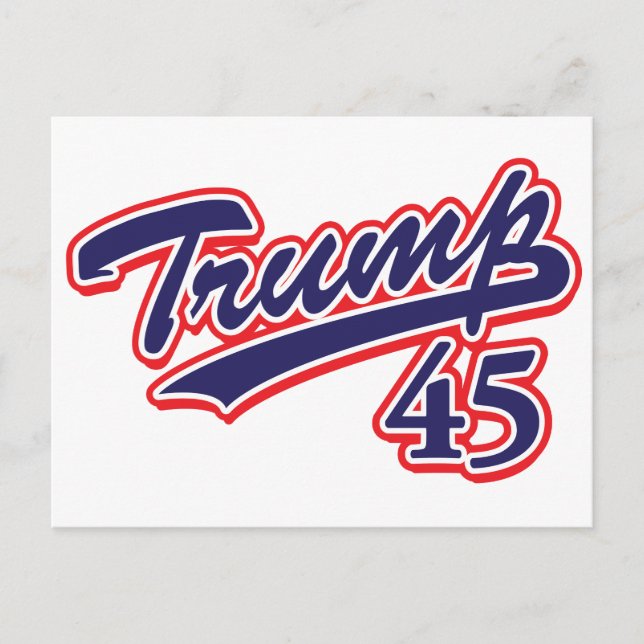 Trump 45! postcard (Front)