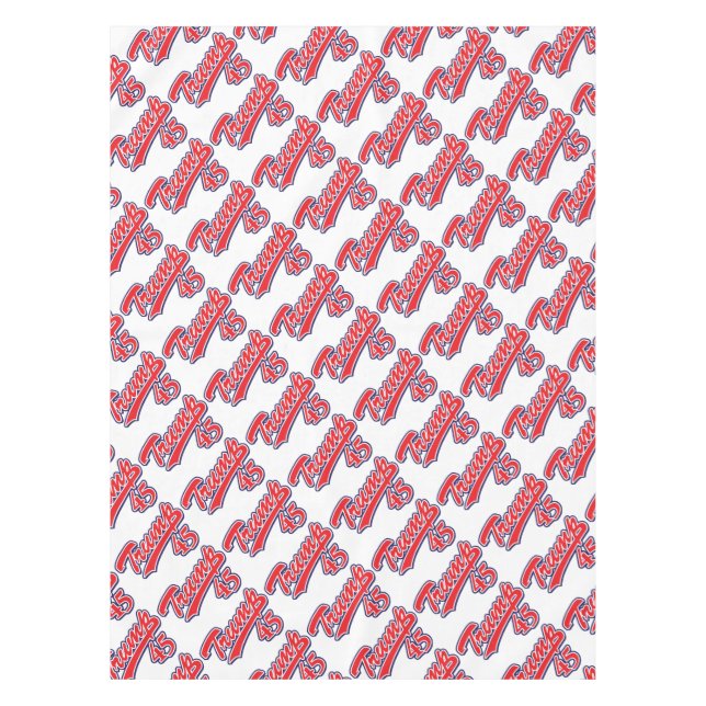 Trump-45-RED Tablecloth (Front)
