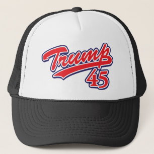 Trump-45-RED Trucker Hat