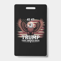 Trump 45th 47th President Flag 2025 Eagle America