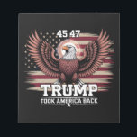 Trump 45th 47th President Flag 2025 Eagle America Notepad<br><div class="desc">Trump 45th 47th President Flag 2025 Eagle Trump Won Took America Back</div>