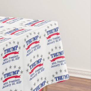 Trump 45th President Tablecloth