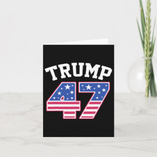 Trump 47 President Elect Usa America Inauguration  Card
