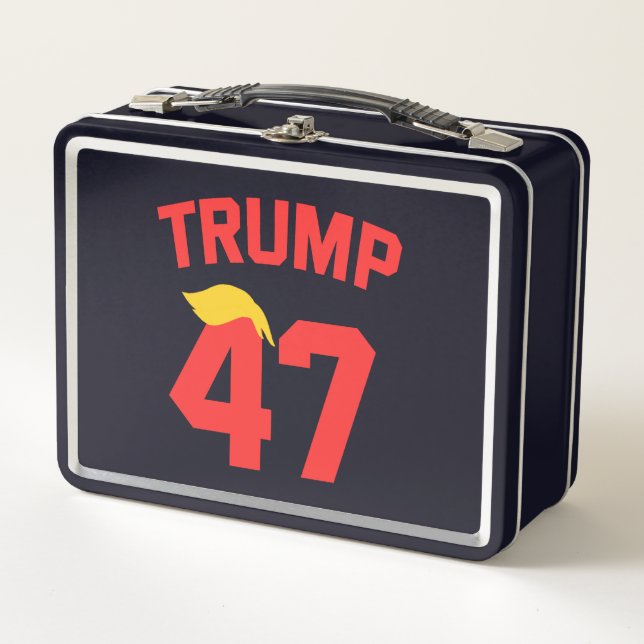 Trump 47 President  Metal Lunch Box (Front)